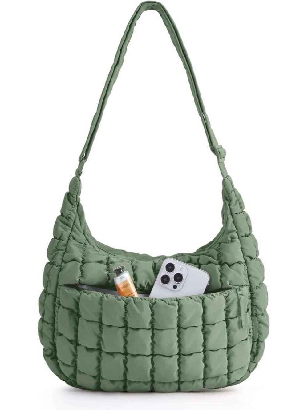 Quilted Crossbody Bags for Women, Travel Purses Hobo Shoulder Bag